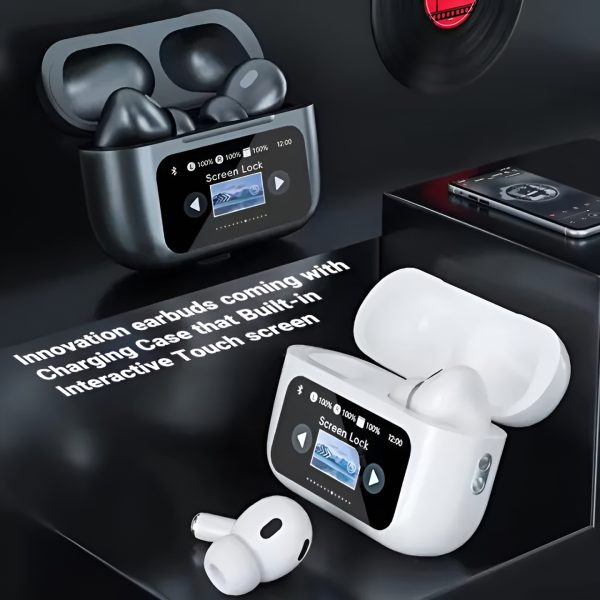 A9 PRO ANC AirPods with screen